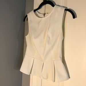 Kimchi Blue Cream Peplum Top